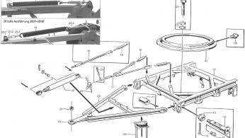 Fahrgestell Explosion